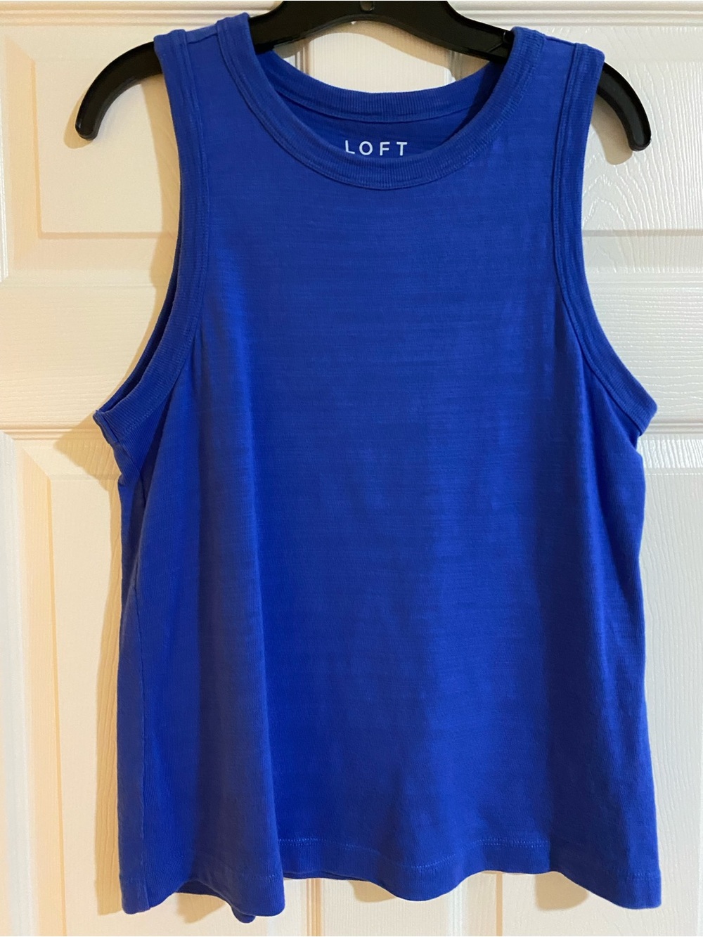 LOFT Royal Blue Scoop Neck Tank